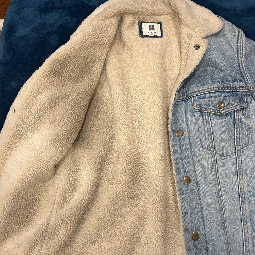 Insight denim jacket with Sherpa lining